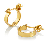 Arrow Small Chunky Hoops