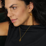 Ava Small Classic Chunky Hoops