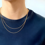 Casey Small Classic Chain in 18ct Gold Vermeil