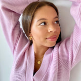 Oval Balloon Hoops in 18ct Gold Vermeil