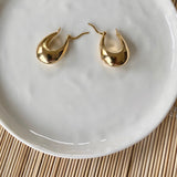 Oval Balloon Hoops in 18ct Gold Vermeil