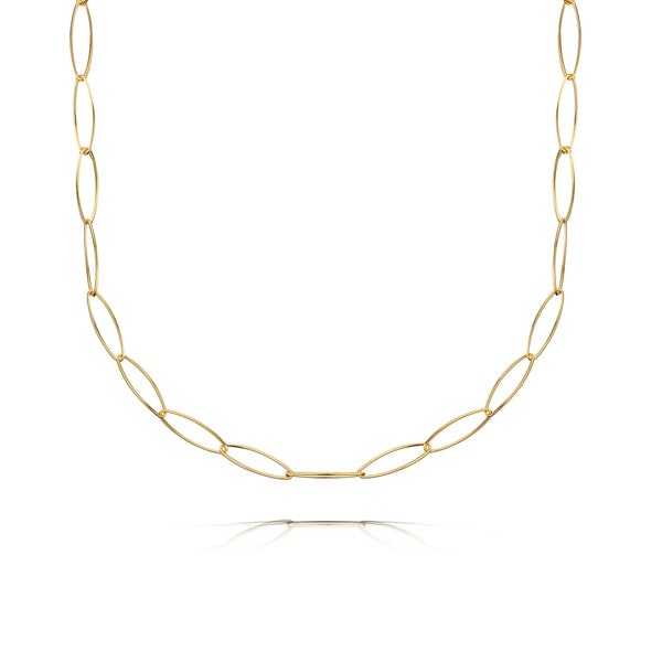 Alice Paper Clip Chain 18ct Gold Vermeil