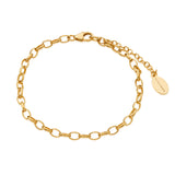 Robyn Rolo Chain Bracelet 18ct Gold Vermeil