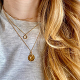 Sienna Circle of Life Necklace 18ct Gold Vermeil