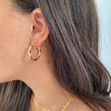 Twisted Hoops in 18ct Gold Vermeil