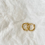 Classic Chunky Hoops in 18ct Gold Vermeil