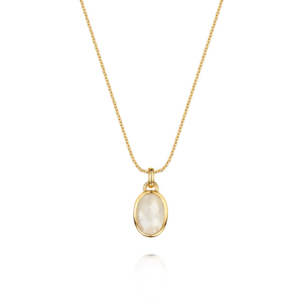 Margo Moonstone Necklace 18ct Gold Vermeil