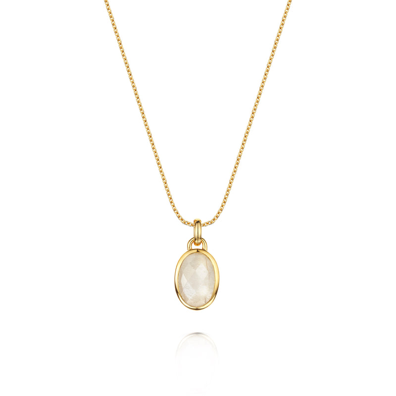 Margo Moonstone Necklace 18ct Gold Vermeil