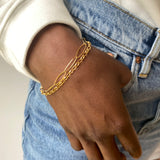 Robyn Rolo Chain Bracelet 18ct Gold Vermeil